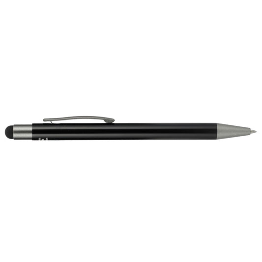 Black Recycled Aluminum Gel Ballpoint Stylus