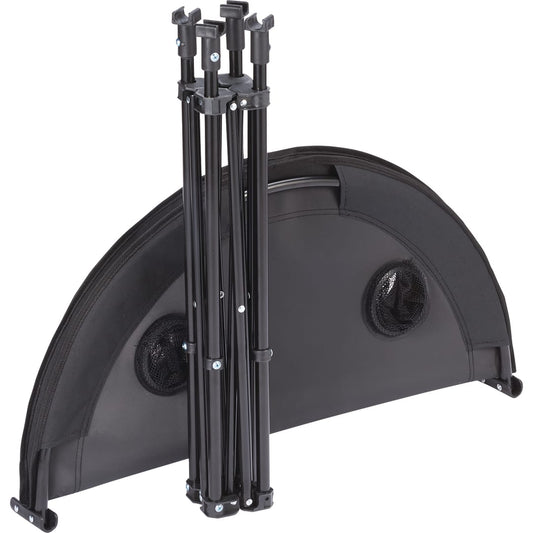 Black Game Day Folding Table (4 person)