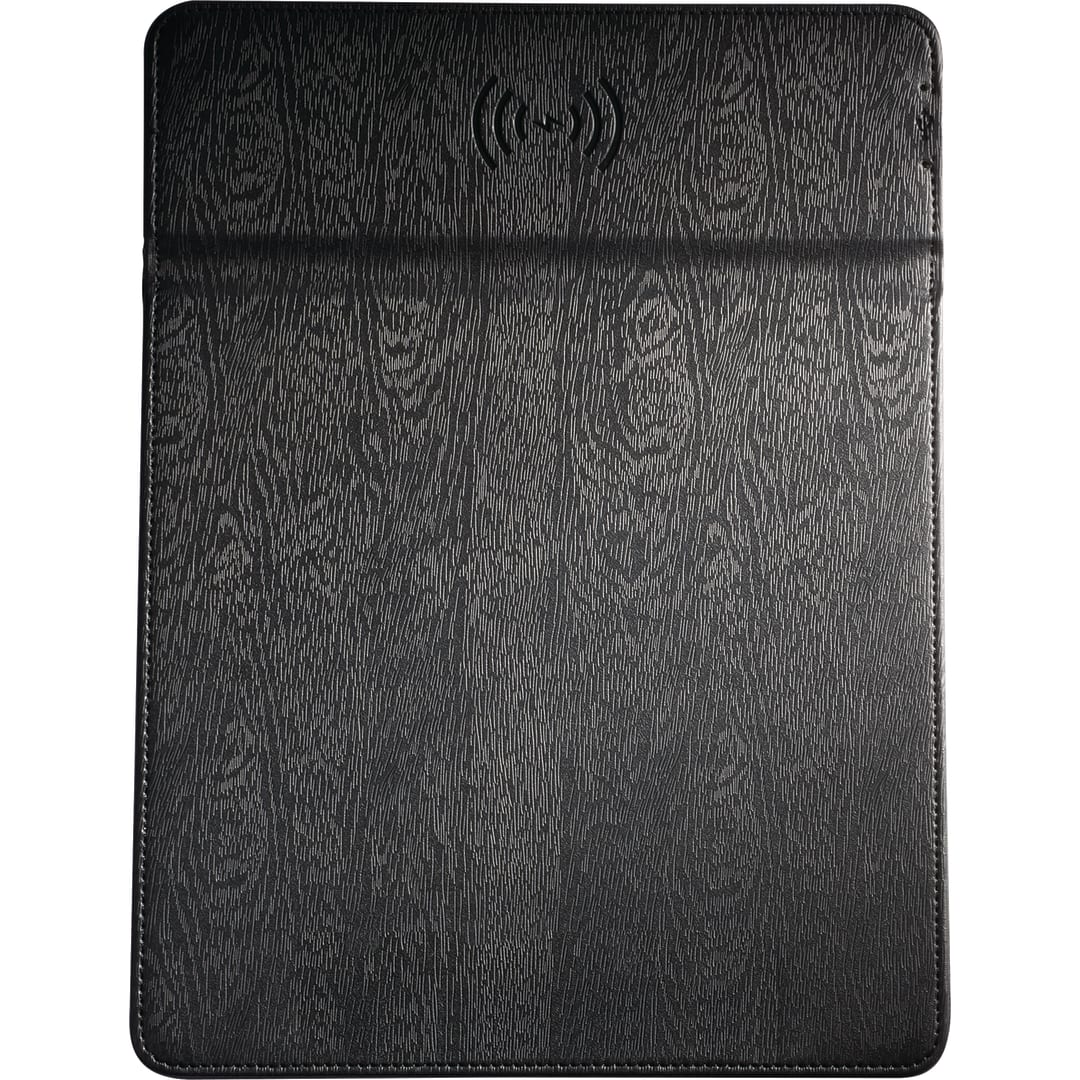 Black Wireless Charging Mouse Pad