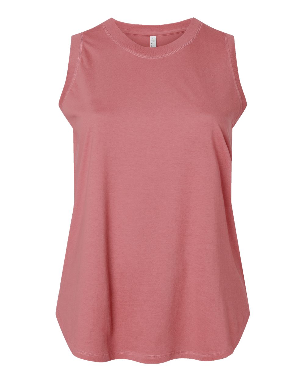 Women's Curvy Relaxed Fine Jersey Tank - 3892