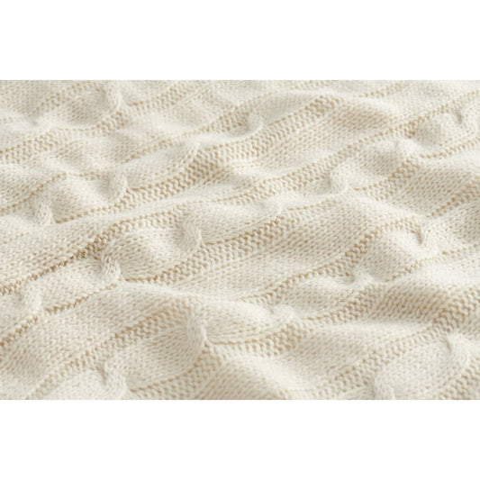 Field & Co.® Cable Knit Sherpa Blanket