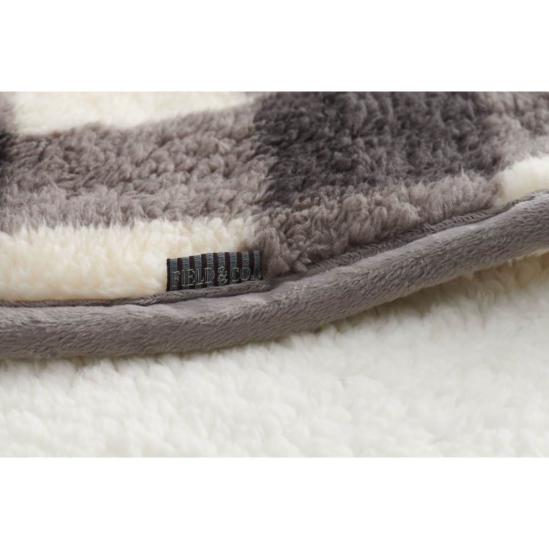 White Field & Co.® Double Sided Plaid Sherpa Blanket