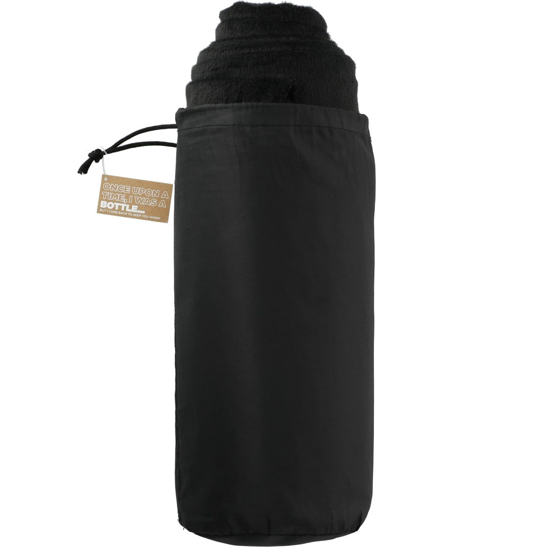 100% Recycled PET Fleece Blanket with RPET Pouch