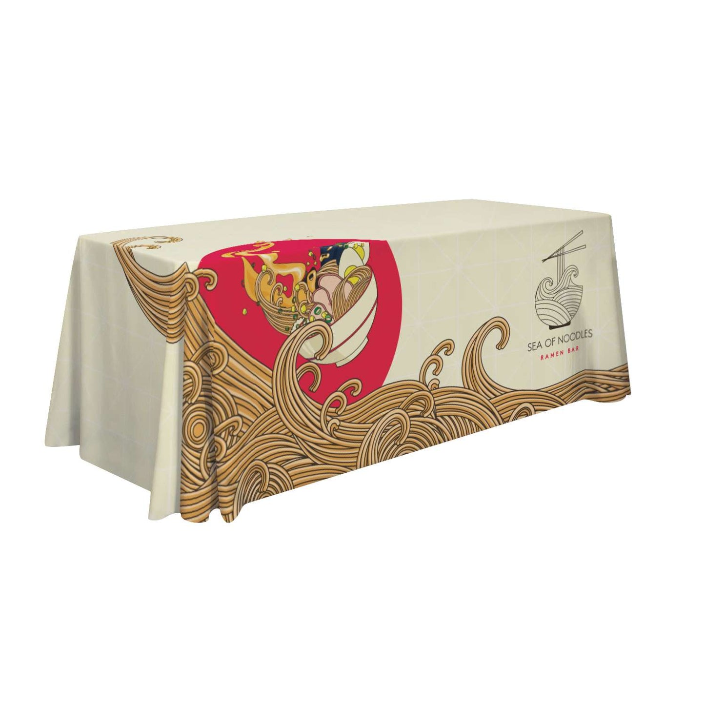 6' Standard Table Throw (Full-Color Full Bleed)