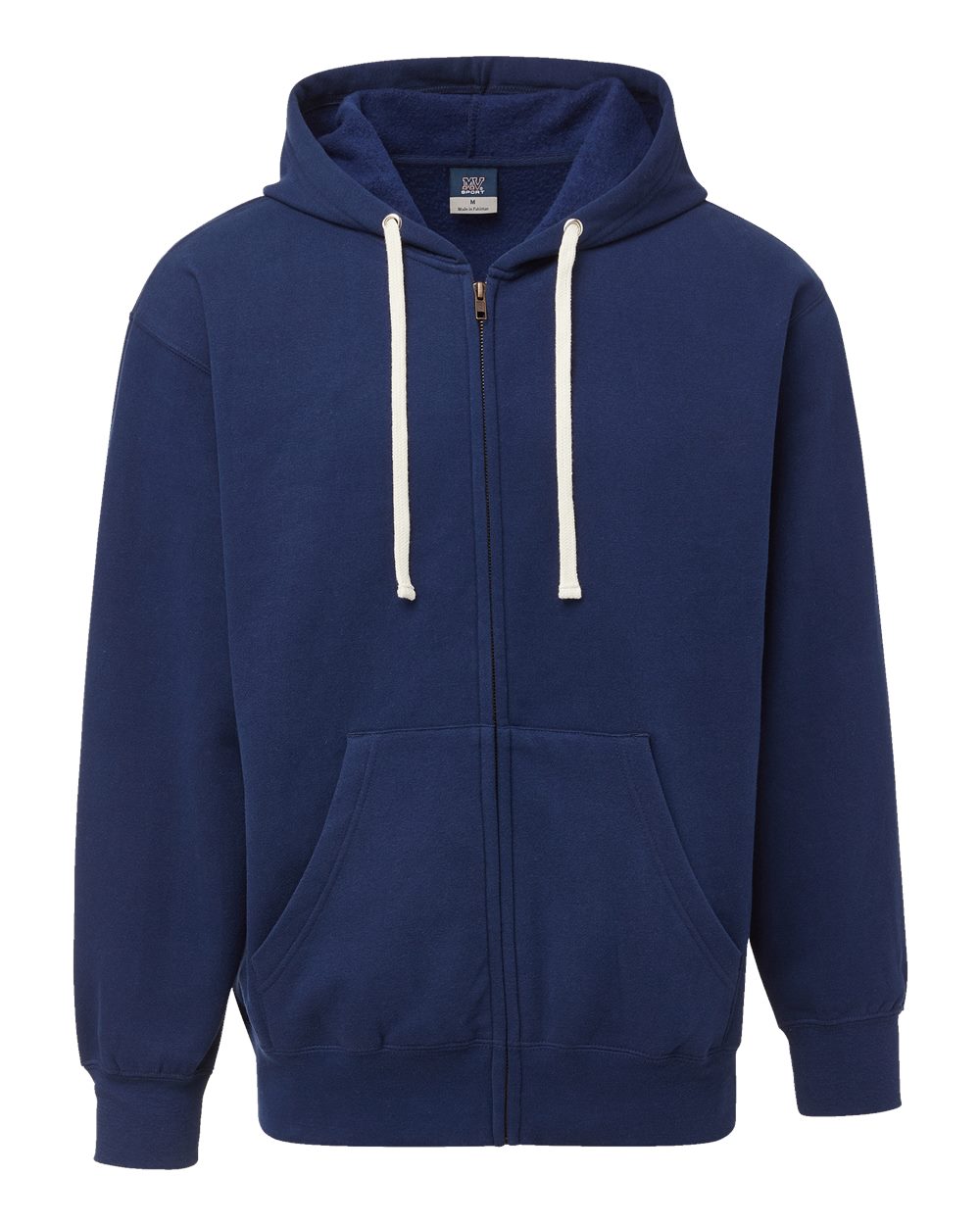 Unisex Vintage Fleece Full-Zip Hooded Sweatshirt - 22132