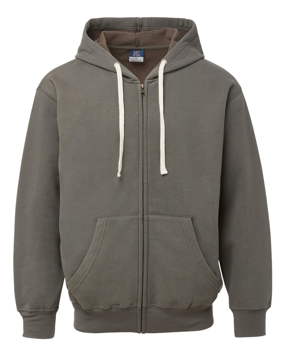 Unisex Vintage Fleece Full-Zip Hooded Sweatshirt - 22132