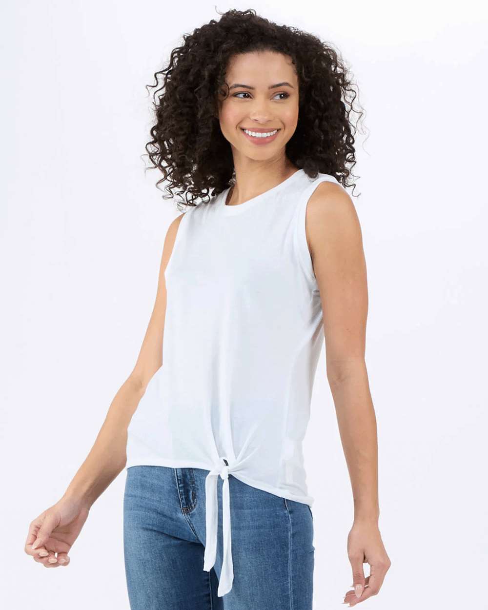 Women's Knot Front T-Shirt - BW2507