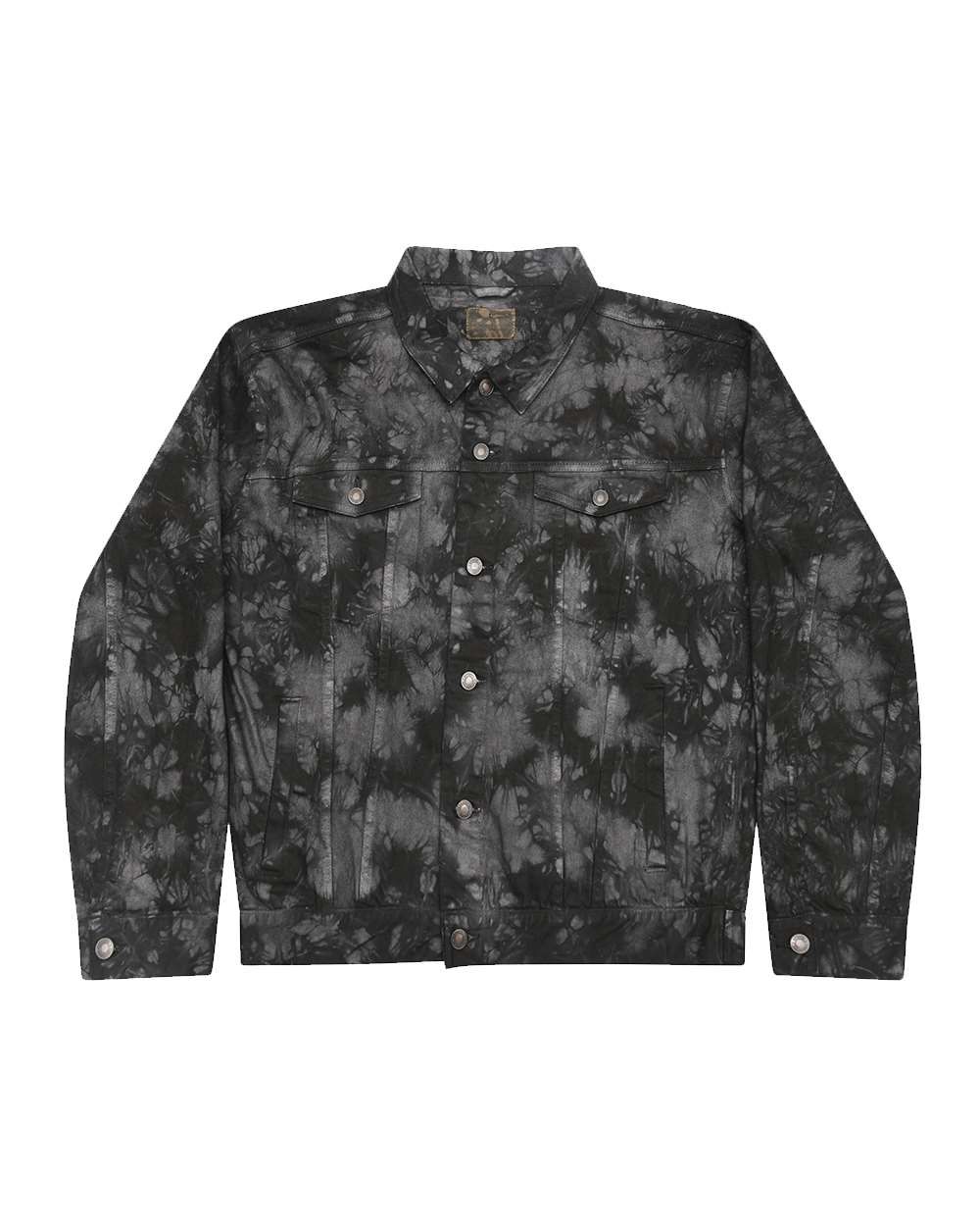 Unisex Tie-Dyed Denim Jacket - 9050