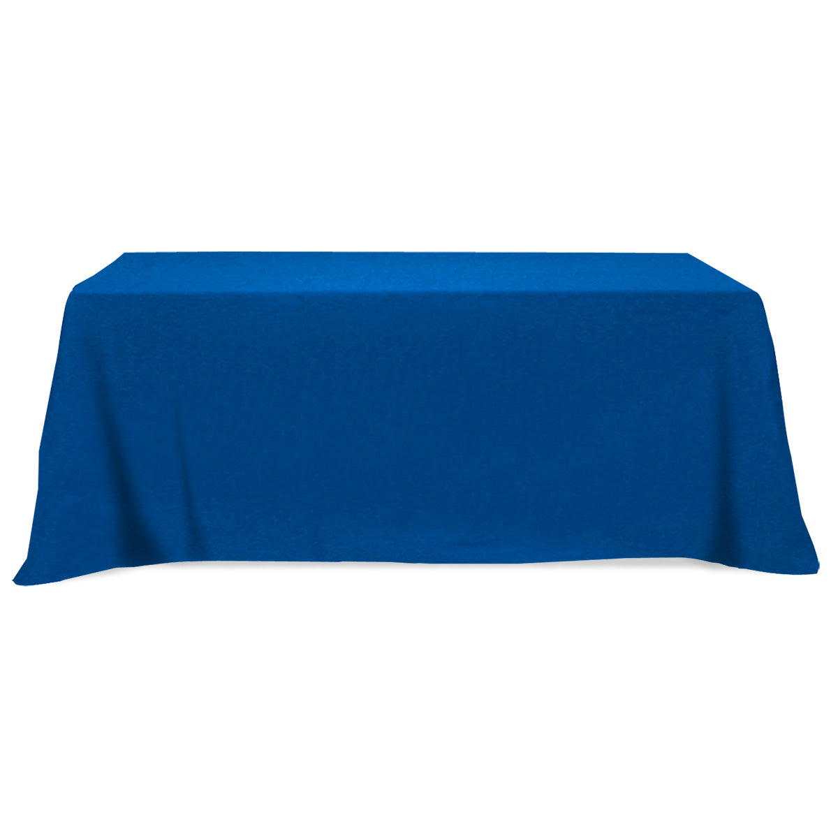 Flat Poly/Cotton 3-sided Table Cover - fits 8' standard table