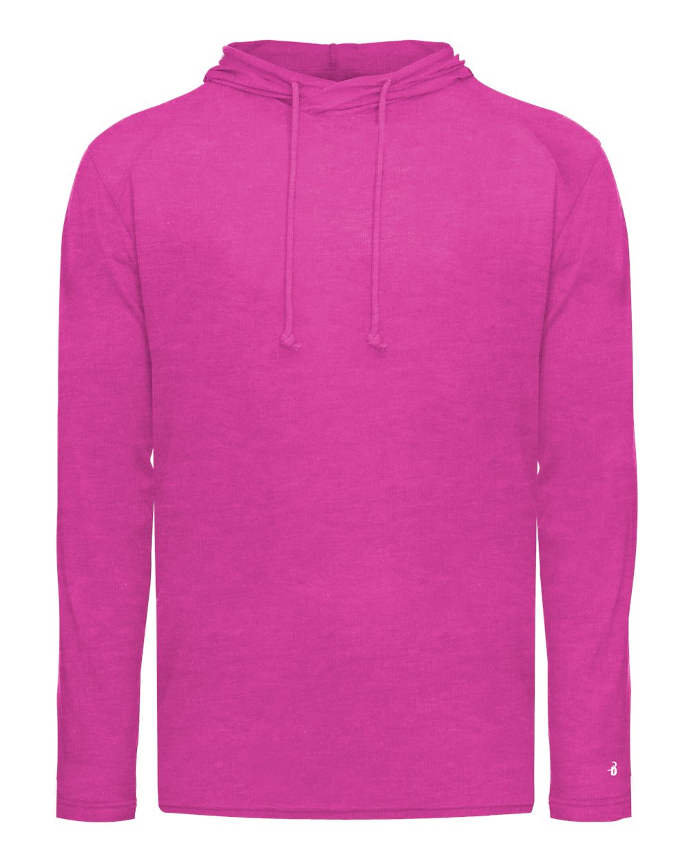 Men's Tri-Blend Surplice Hooded Long Sleeve T-Shirt - 4905