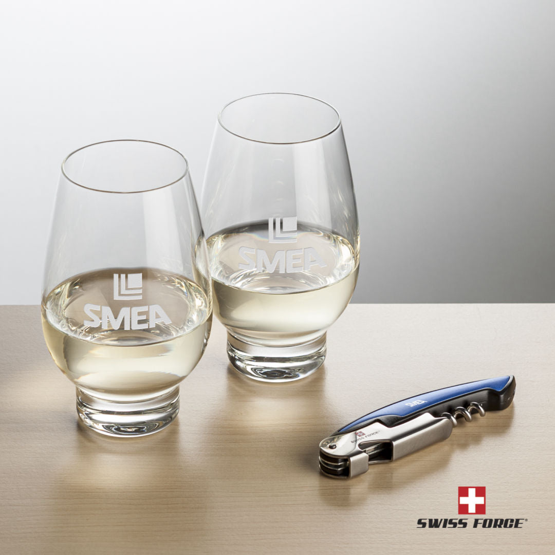 Swiss Force® Opener & Glenarden Stemless Wine