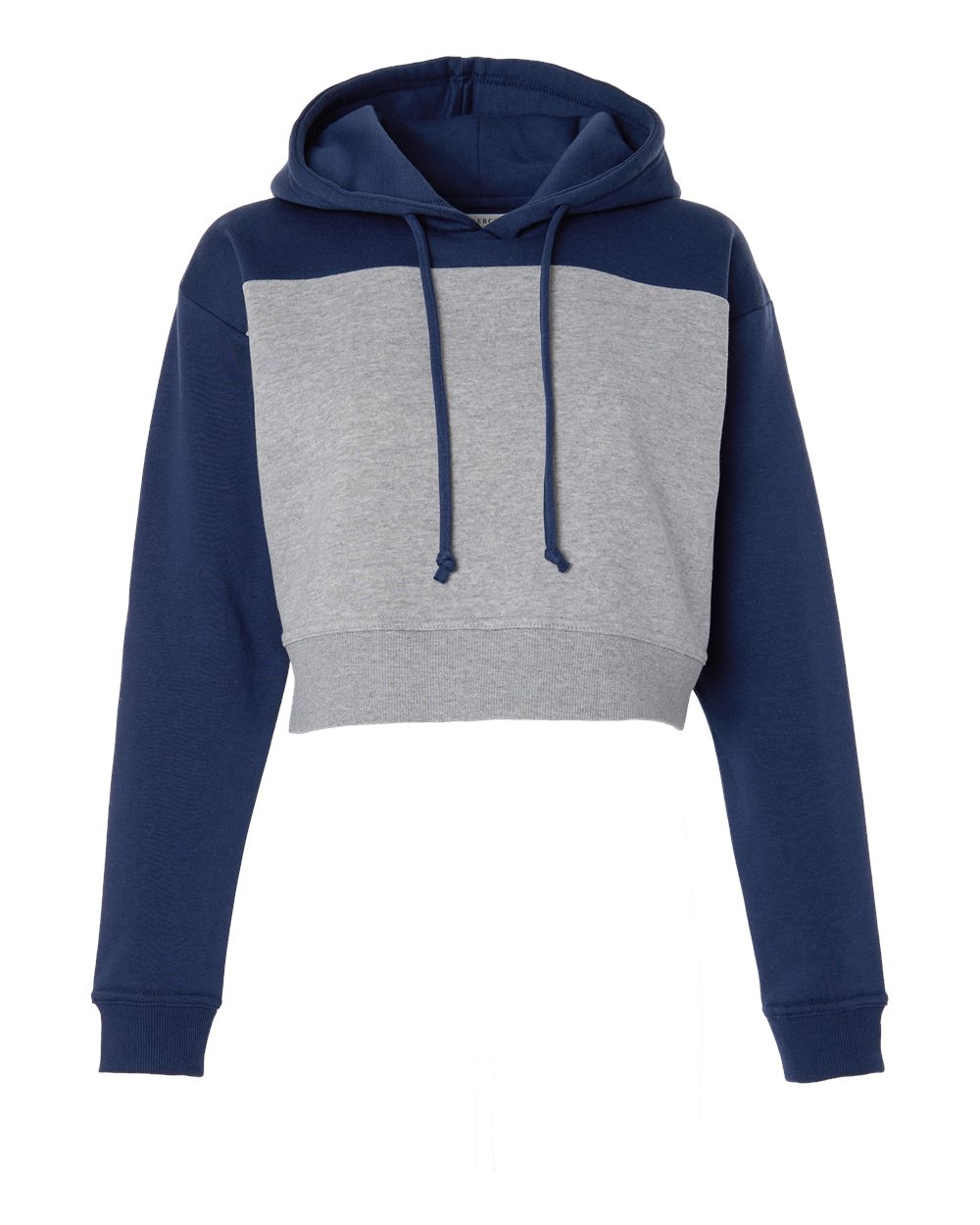 Women's Cropped Fleece Hooded Sweatshirt - BW5404