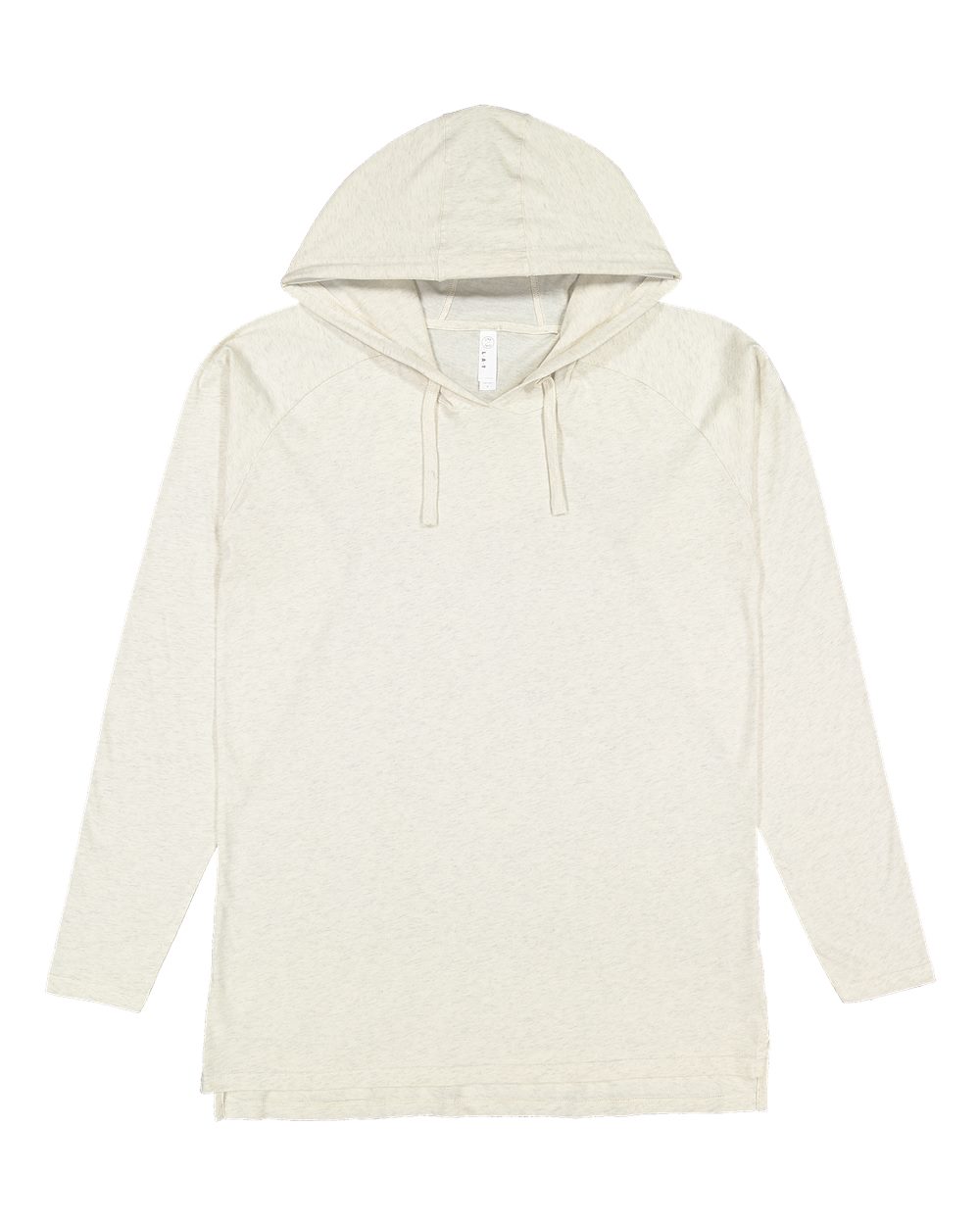 Men's Fine Jersey Hooded Long Sleeve Raglan T-Shirt - 6917