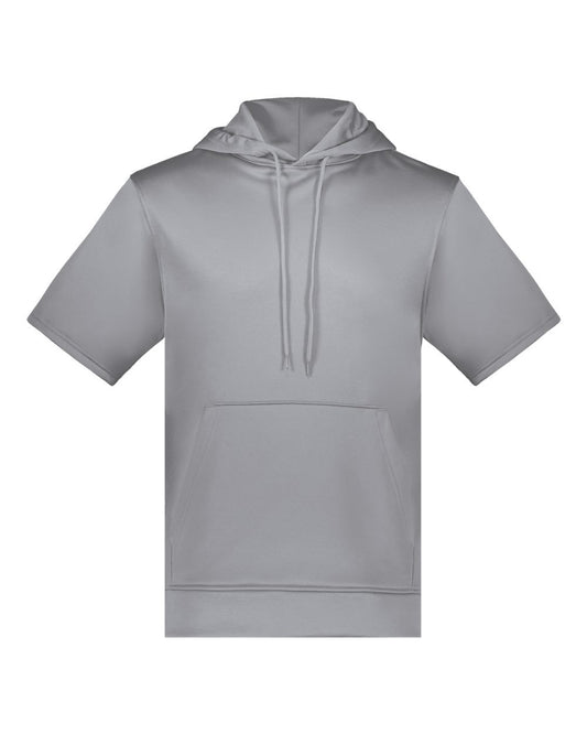 Unisex Fleece Short Sleeve Hooded Pullover - 6871