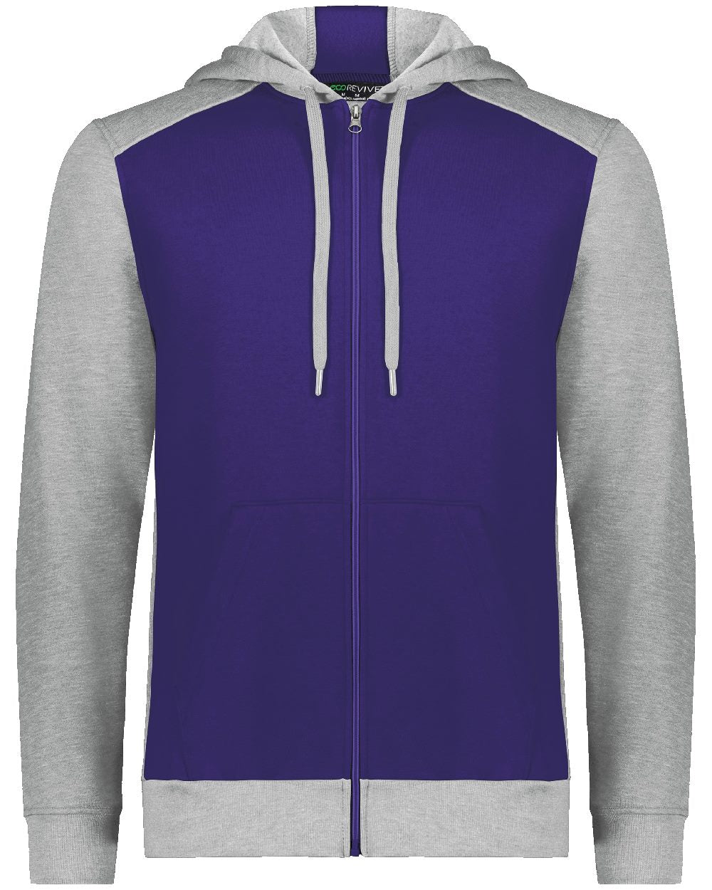 Unisex Eco Revive™ Three-Season Triblend Fleece Full-Zip Hooded Sweatshirt - 6899