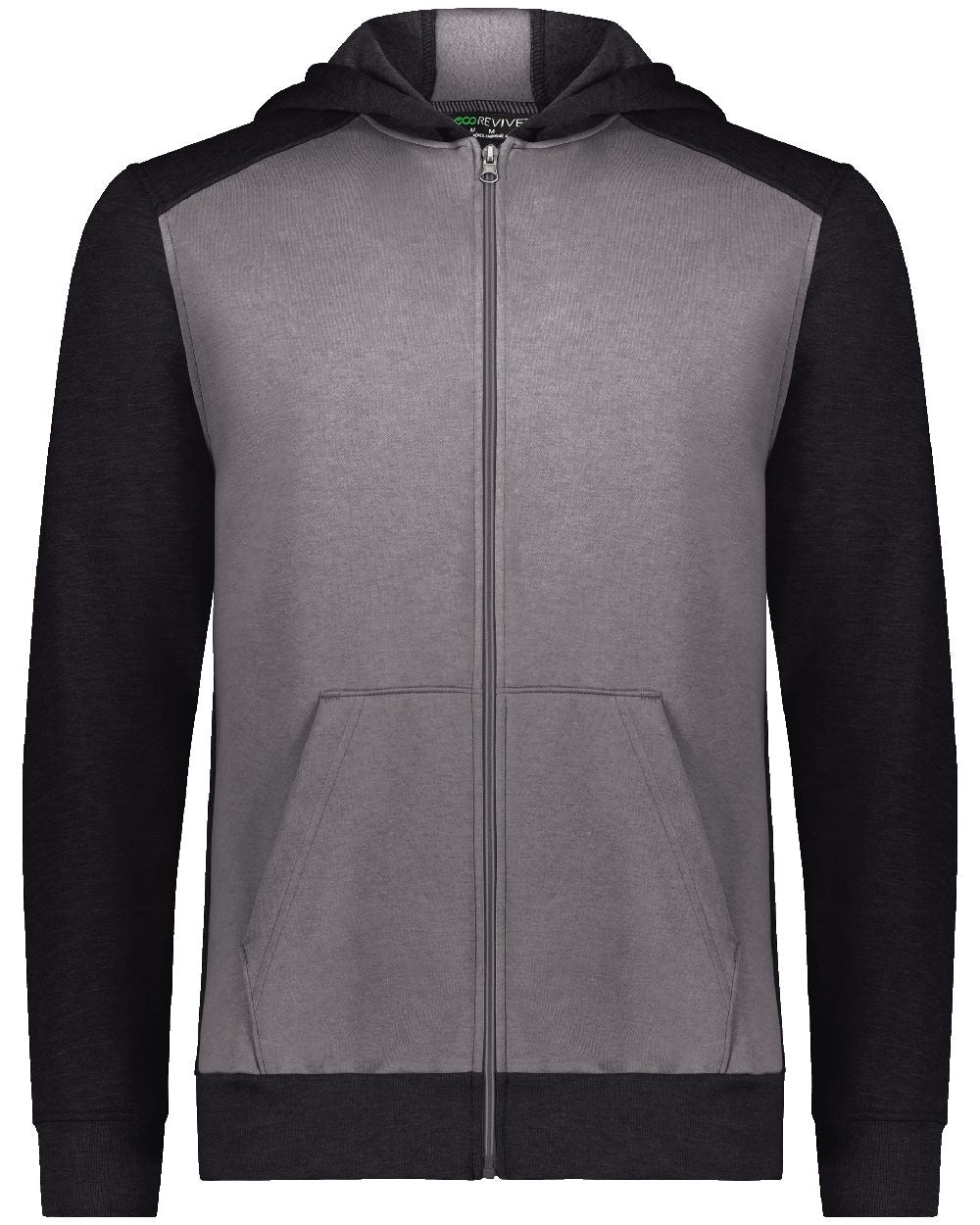 Youth Eco Revive™ Three-Season Triblend Fleece Full-Zip Hooded Sweatshirt - 6900