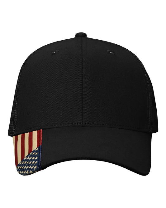 USA Flag Mesh Cap - AM350M