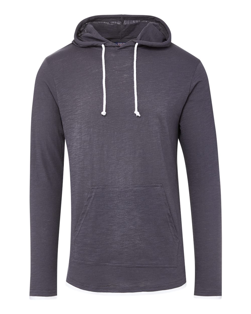 Unisex Miles Slub Hooded Long Sleeve T-Shirt - 24401