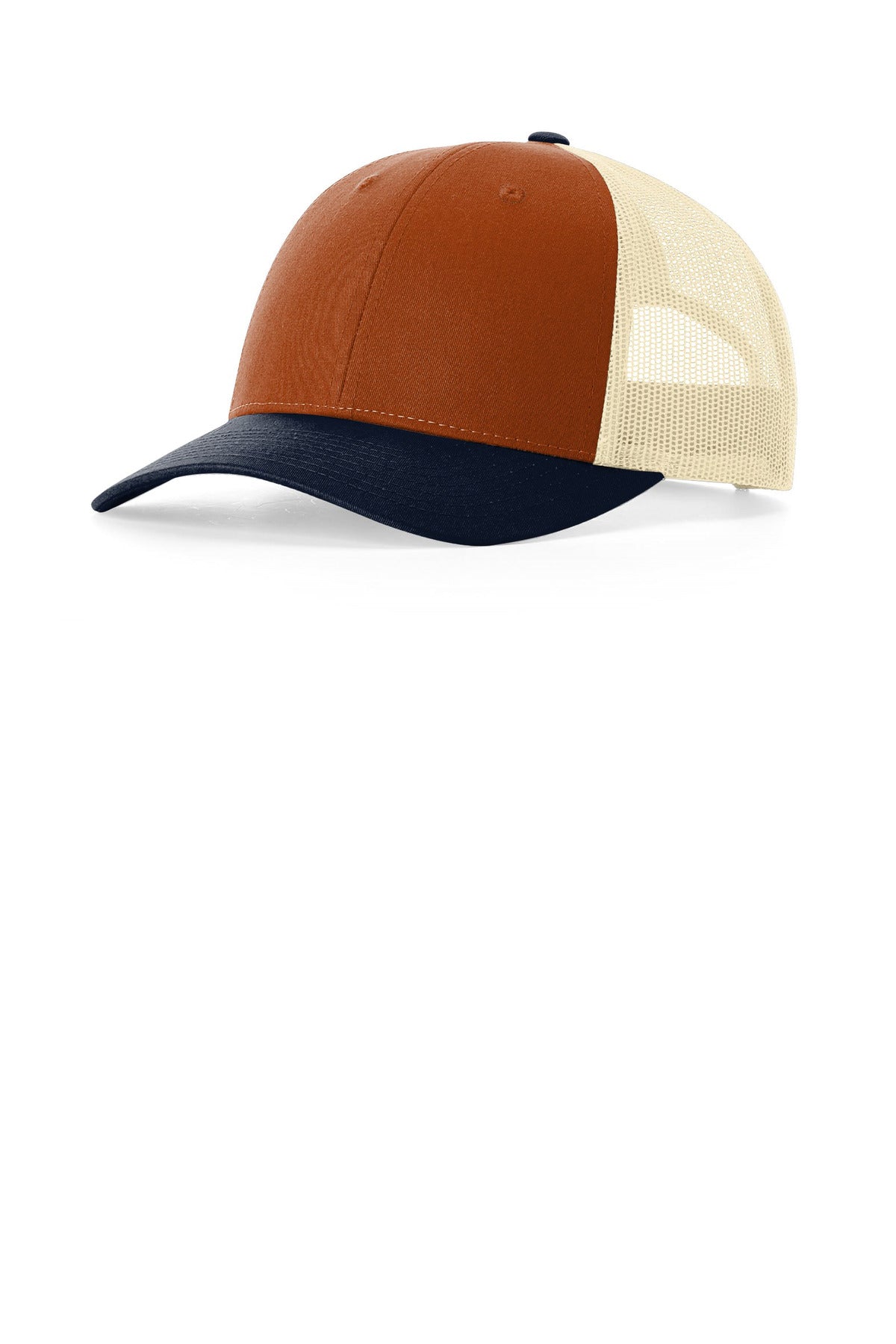 SanMar 115_darkorangebirchpatriotblue_hat_detail.jpg