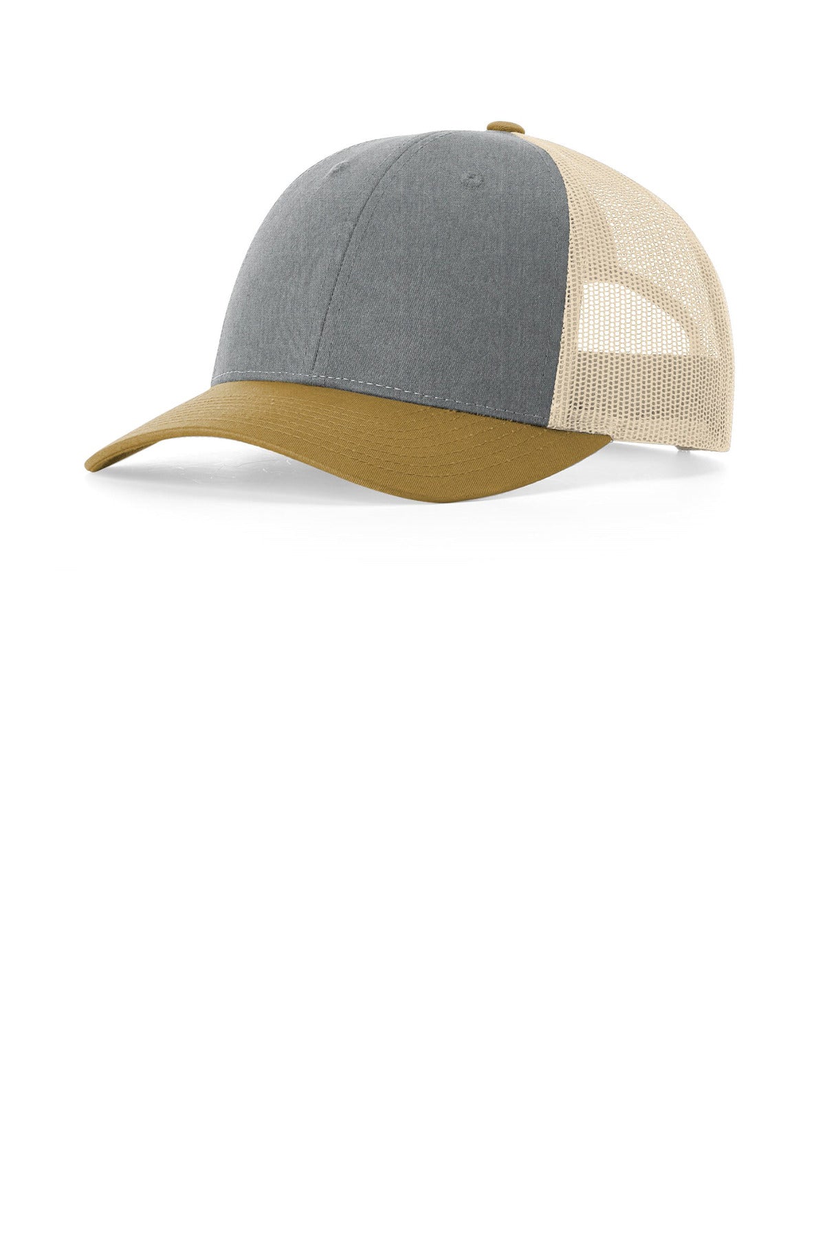 SanMar 115_heathergreybirchambergold_hat_detail.jpg