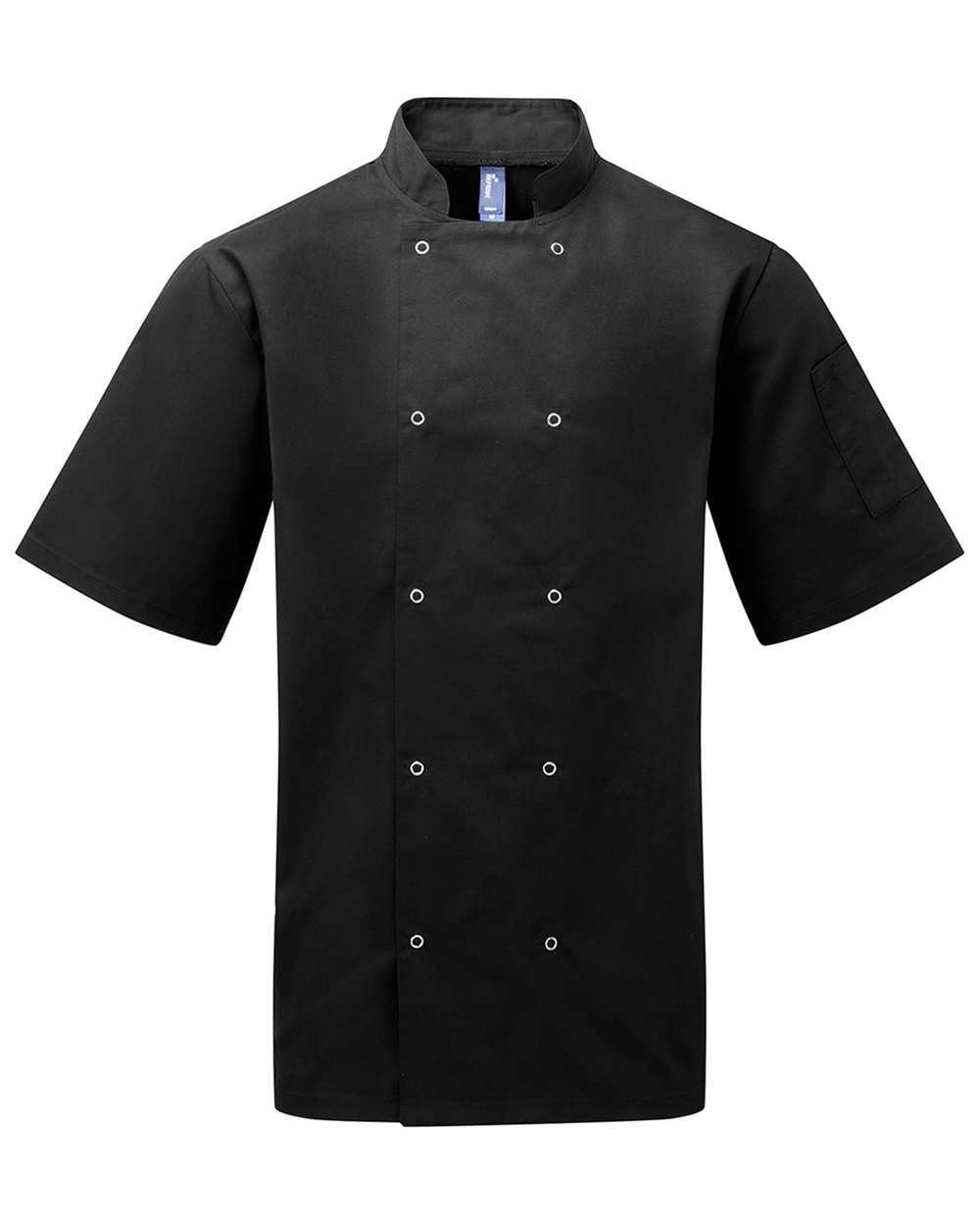 Unisex Ten Studded Front Short Sleeve Chef Coat - RP664