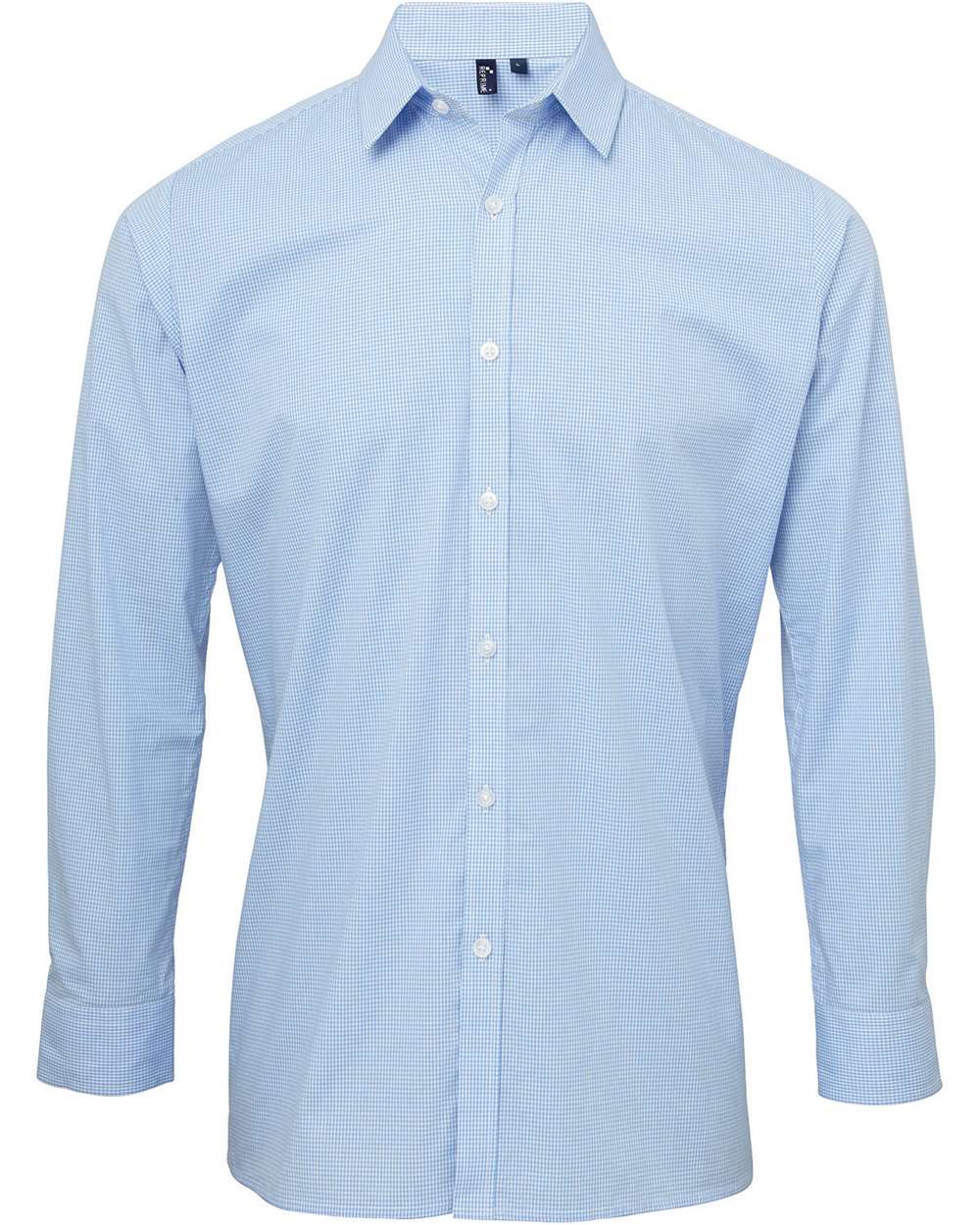 Men's Microcheck Gingham Cotton Shirt - RP220