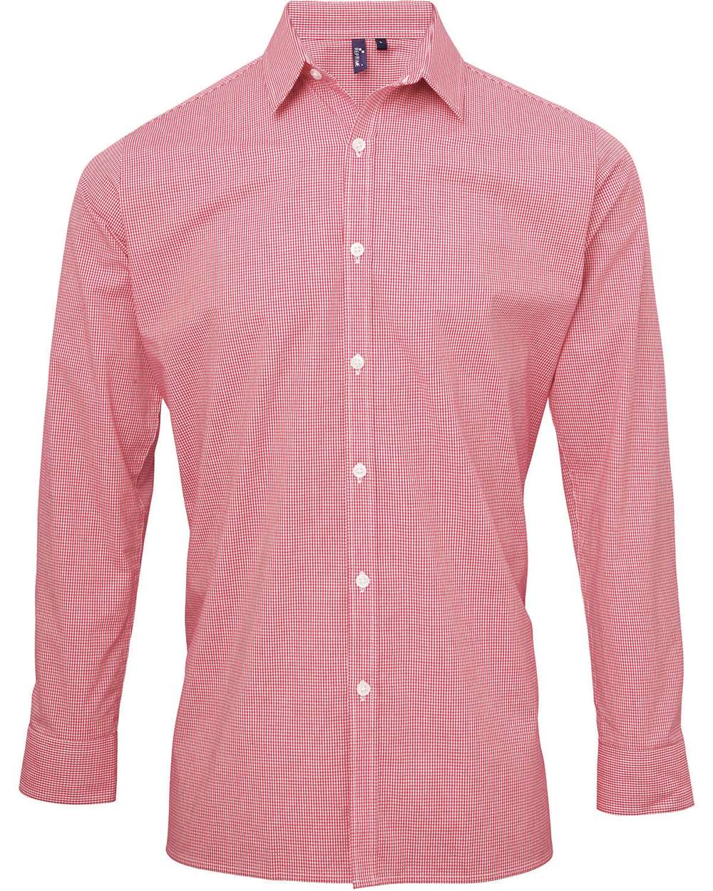 Men's Microcheck Gingham Cotton Shirt - RP220