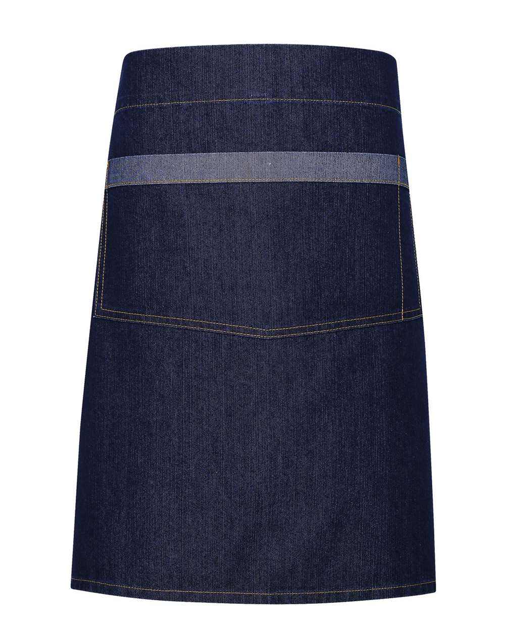 Domain Contrast Denim Waist Apron - RP128