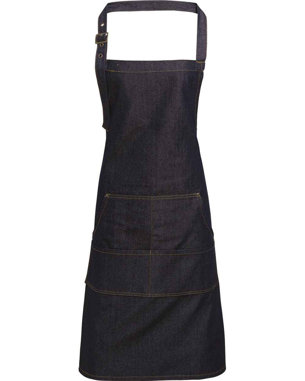 Jeans Stitch Denim Bib Apron - RP126