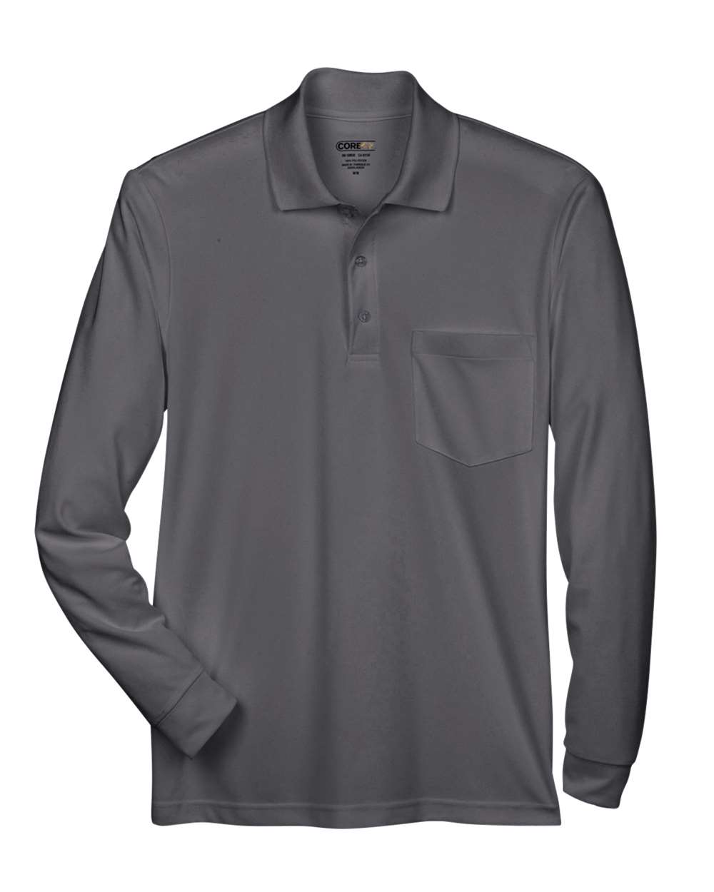 Men's Pinnacle Performance Long Sleeve Piqué Polo with Pocket - 88192P