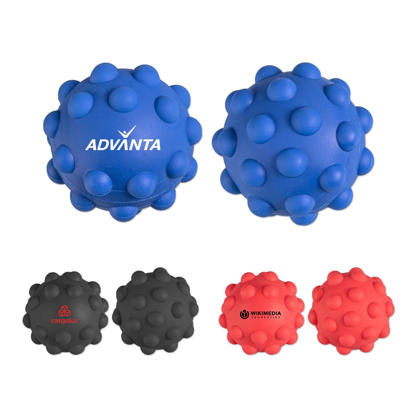 Blue Push Pop Fidget Ball