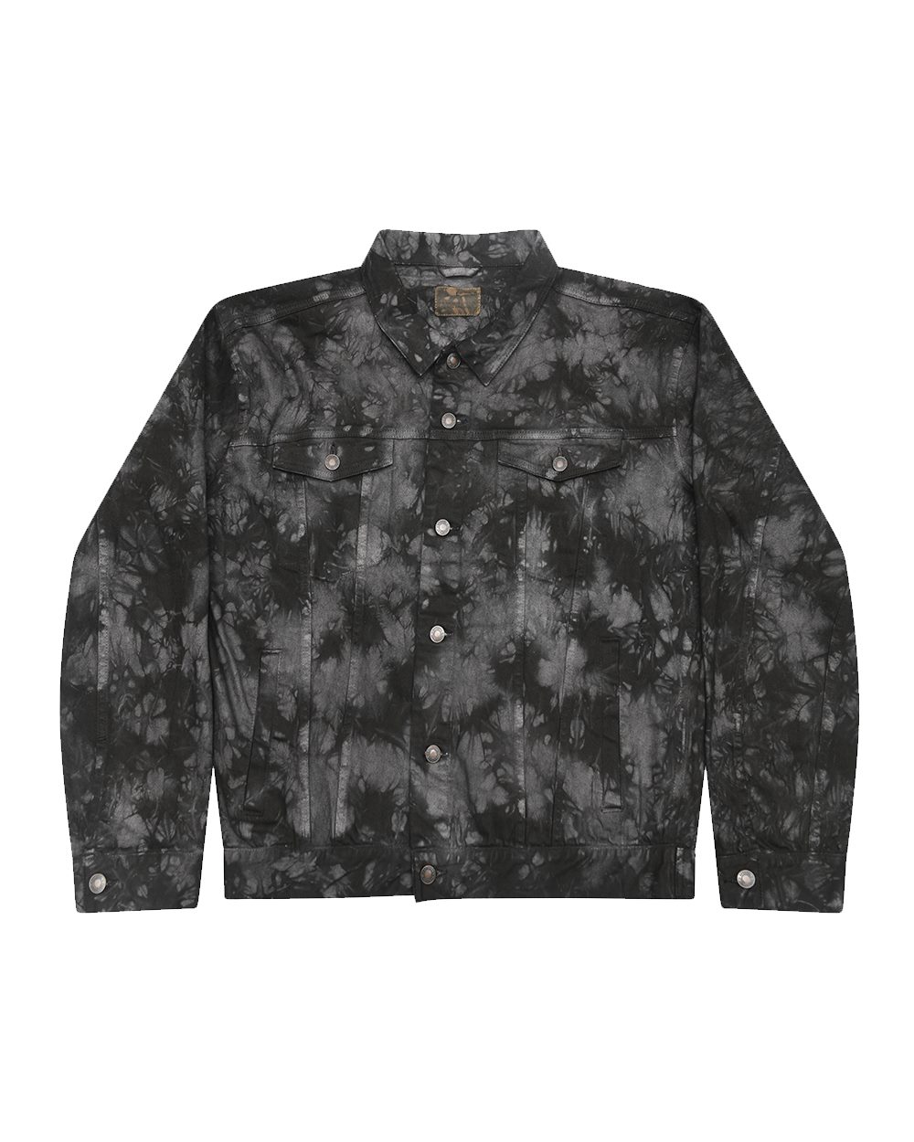 Unisex Tie-Dyed Denim Jacket - 9050