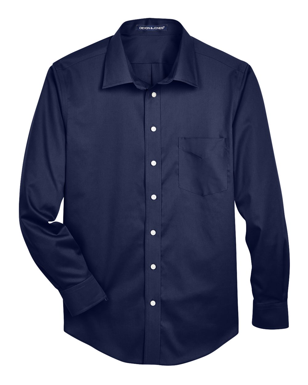 Men's Crown Collection® Solid Stretch Twill Woven Dress Shirt - DG530