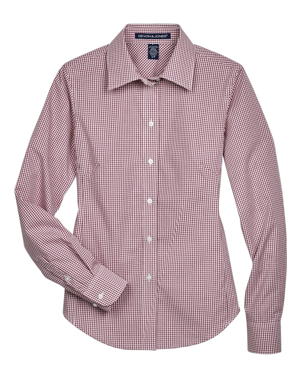 Women's Crown Collection® Gingham Check Woven Dress Shirt - D640W