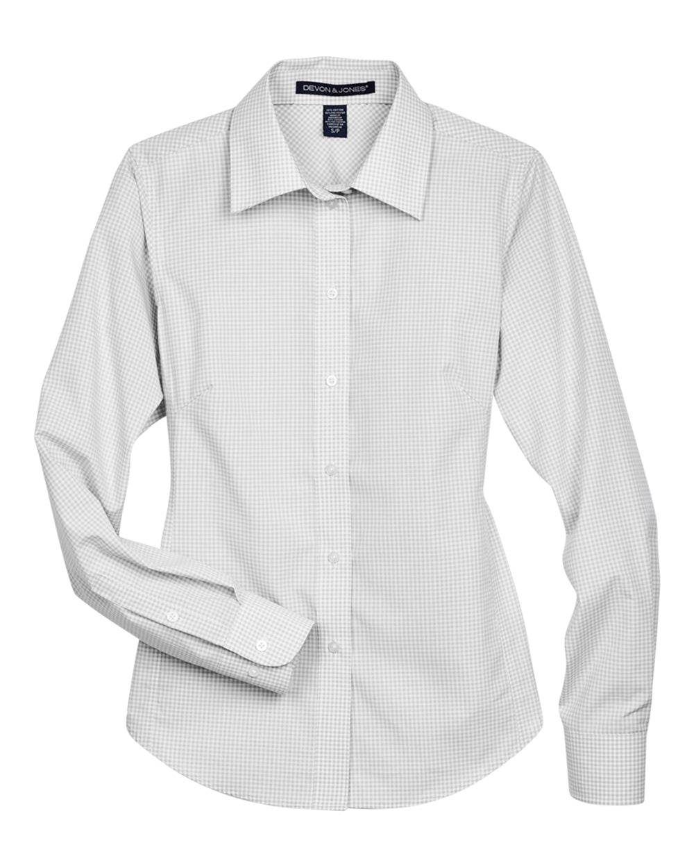 Women's Crown Collection® Gingham Check Woven Dress Shirt - D640W