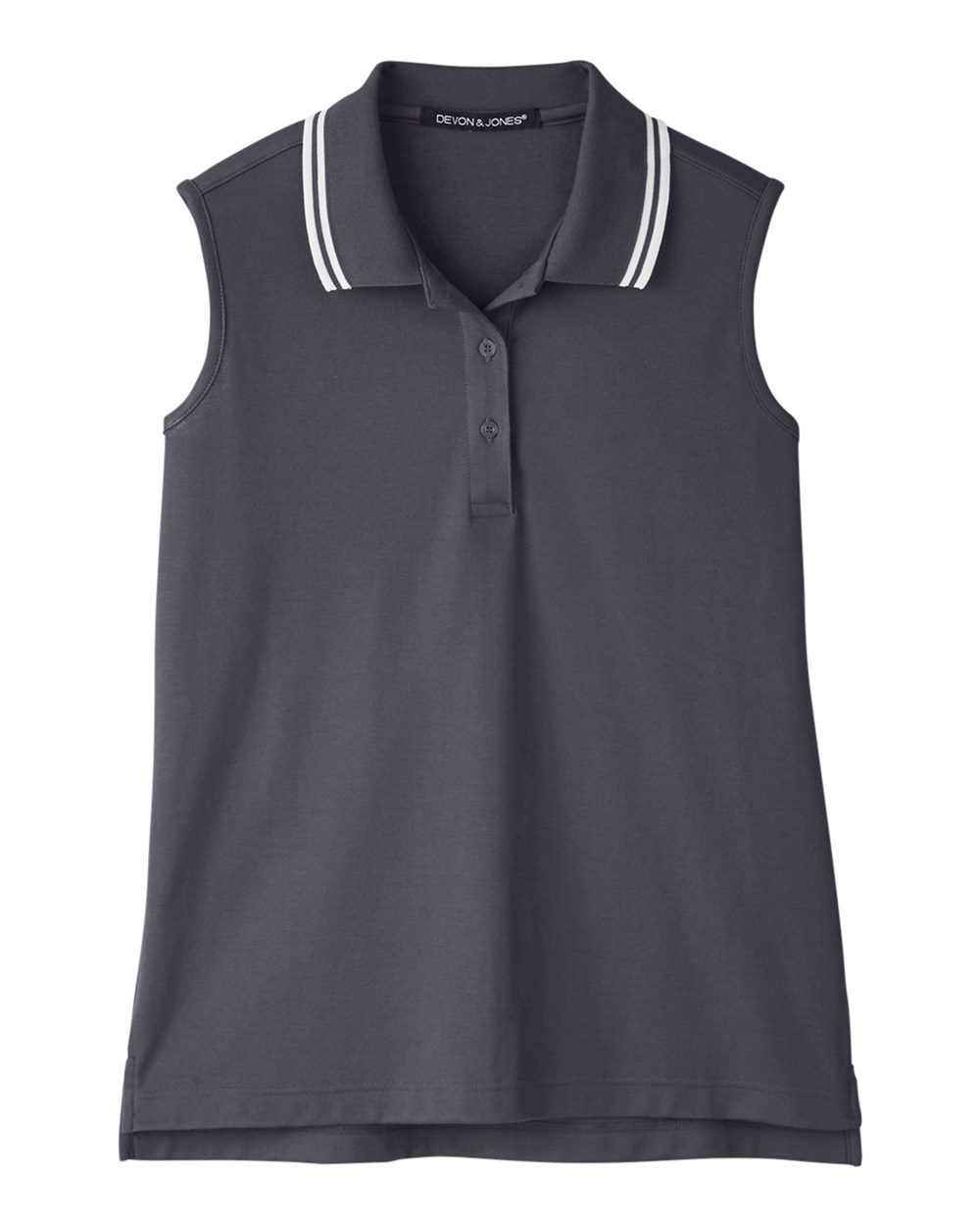 Women's CrownLux Performance® Plaited Tipped Sleeveless Polo - DG20SW