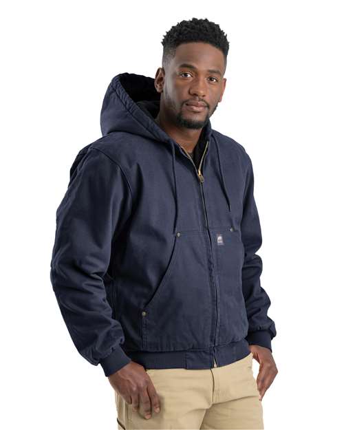 Men's Heartland Washed Cotton Duck Hooded Jacket - HJ375