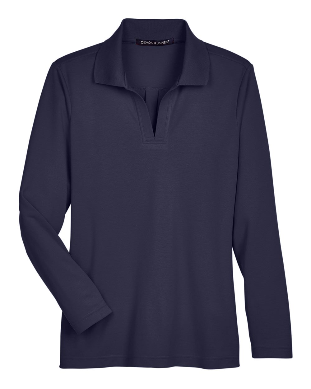 Women's CrownLux Performance® Plaited Long Sleeve Polo - DG20LW
