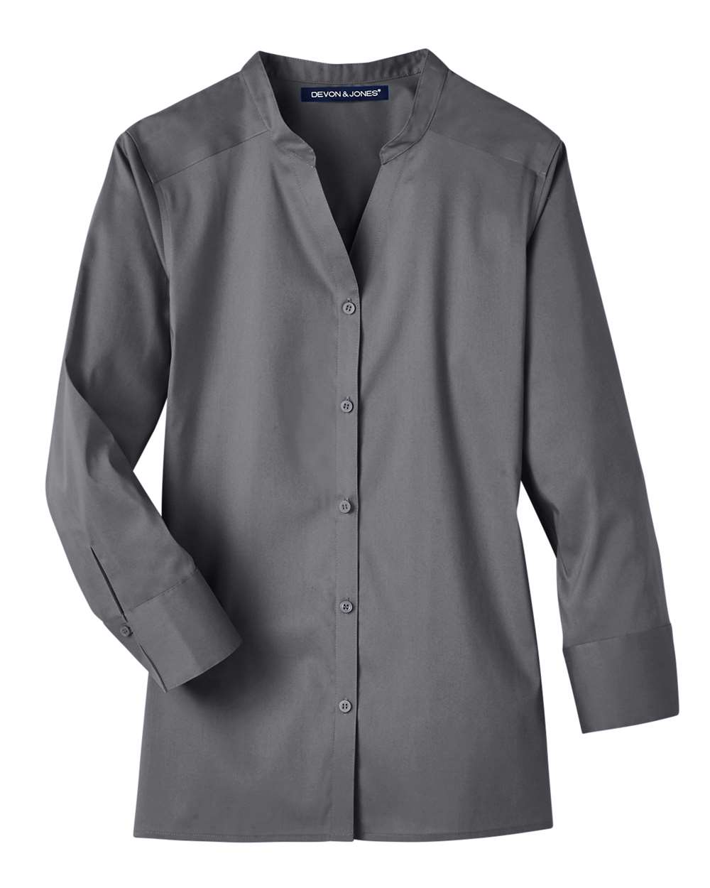 Women's Crown Collection® Stretch Broadcloth Three-Quarter Sleeve Blouse - DG560W