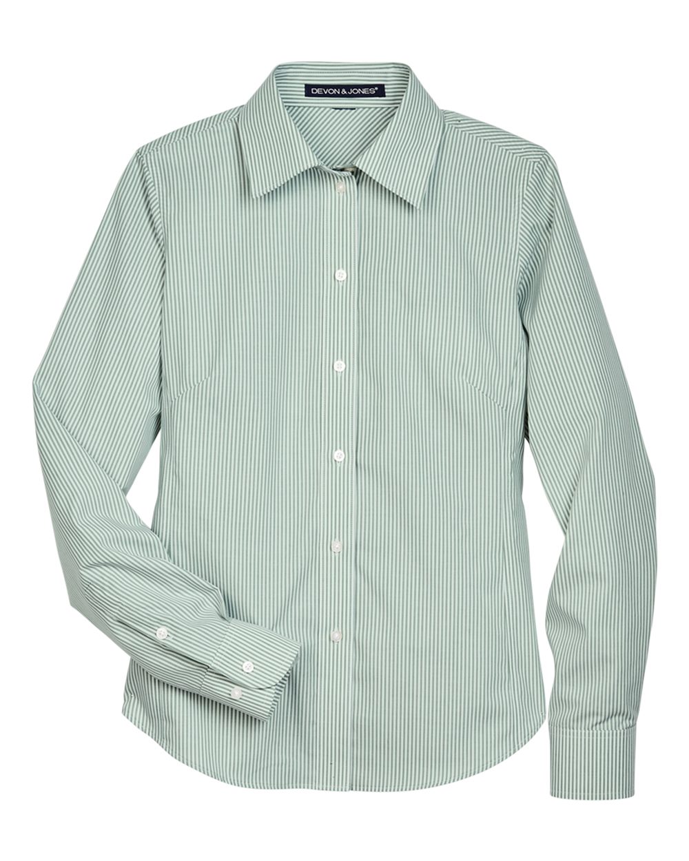 Women's Crown Collection® Banker Stripe Woven Dress Shirt - D645W