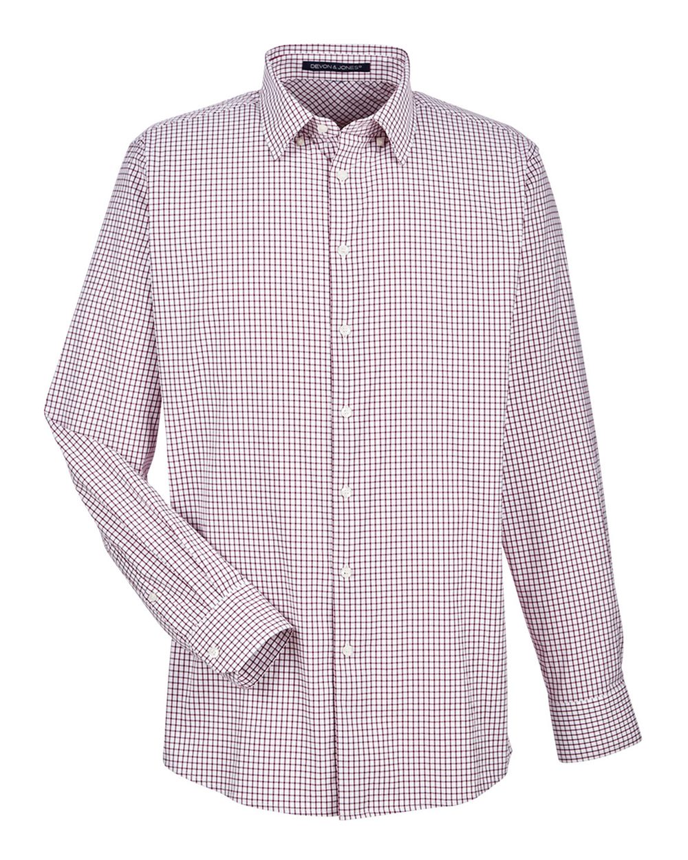 Men's CrownLux Performance® Micro Windowpane Woven Dress Shirt - DG540