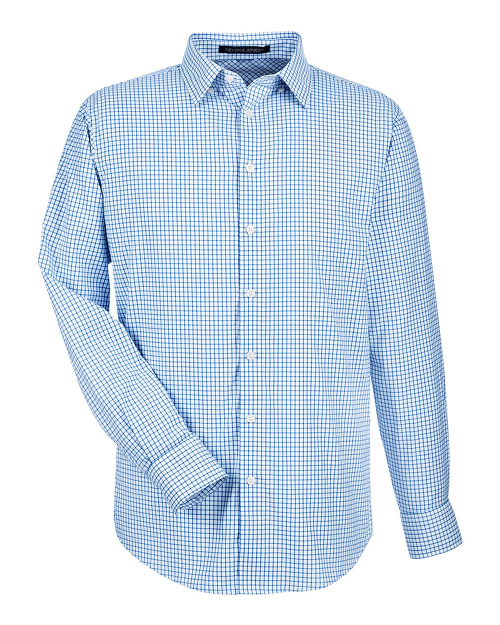 Men's CrownLux Performance® Micro Windowpane Woven Dress Shirt - DG540