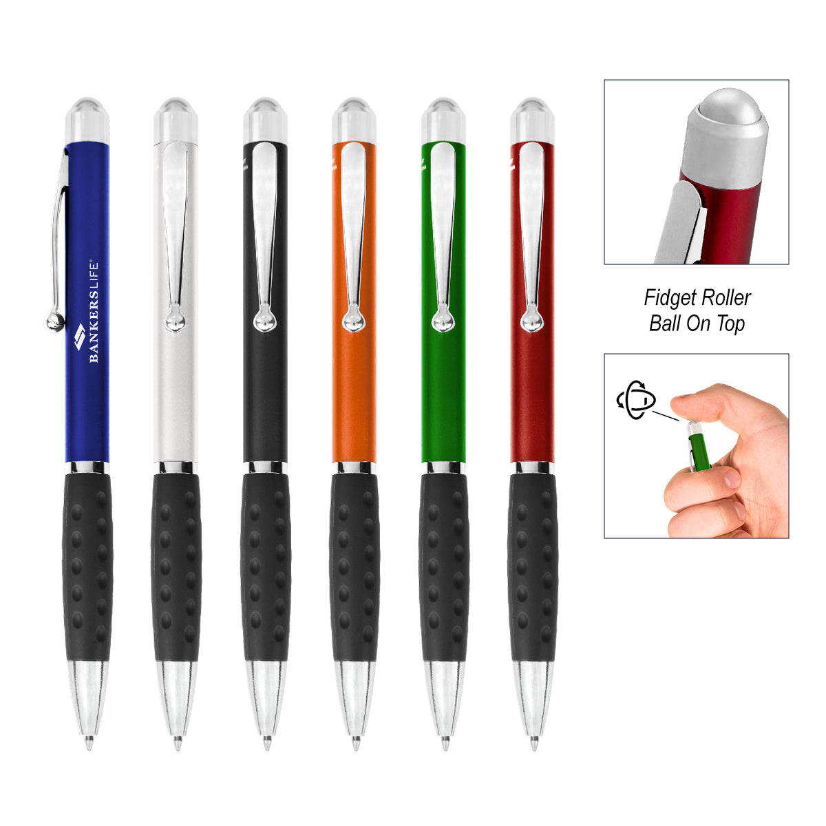 BLACK Roll & Write Fidget Pen