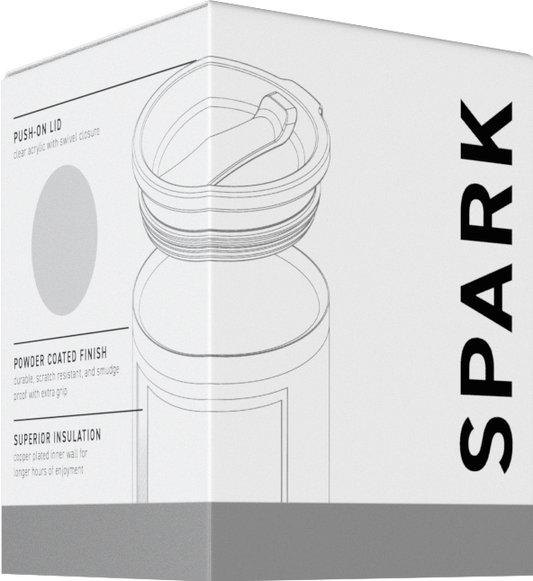 stainless 12 oz spark - powder