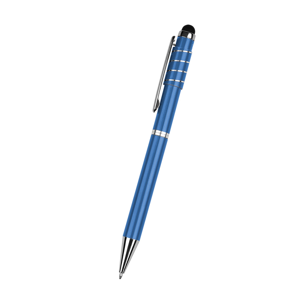 Recycled Aluminum Spinner Pen With Stylus