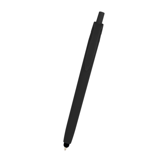 Zinnia Rubberized Pen With Stylus