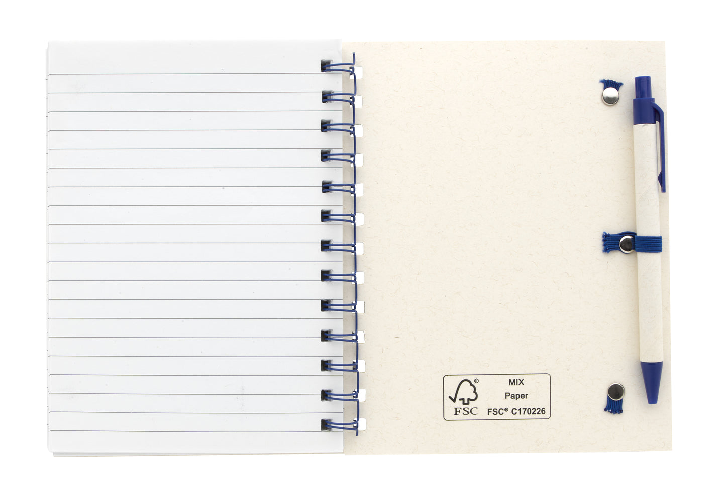 Good Value™ BoC Recycled Paper Spiral Notebook with Pen