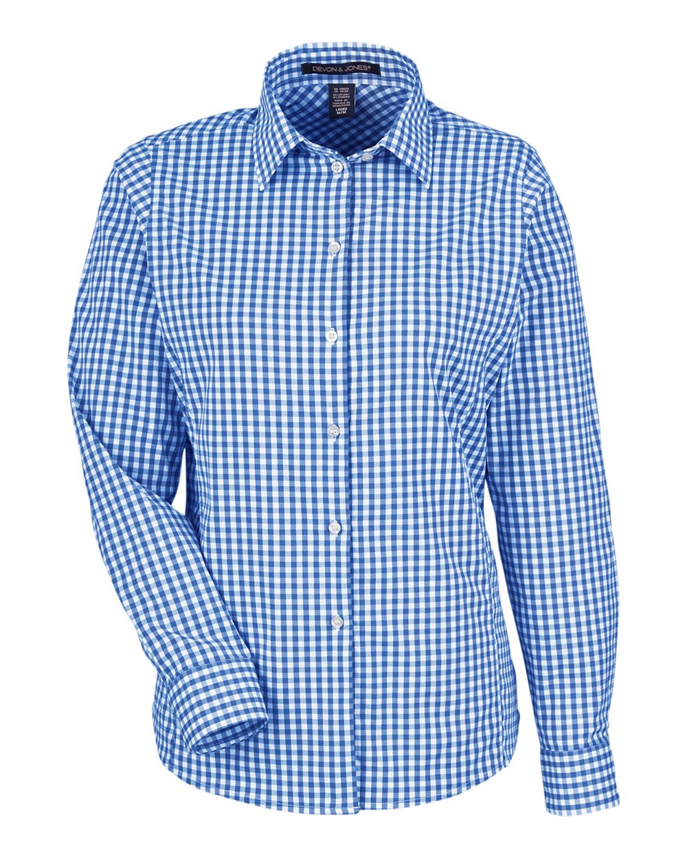 Women's CrownLux Performance® Gingham Dress Shirt - DG536W