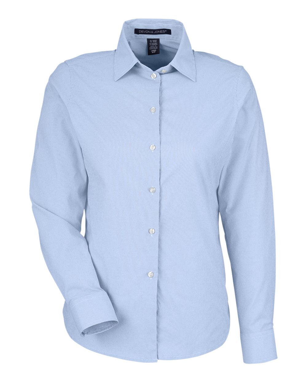 Women's CrownLux Performance® Microstripe Dress Shirt - DG537W