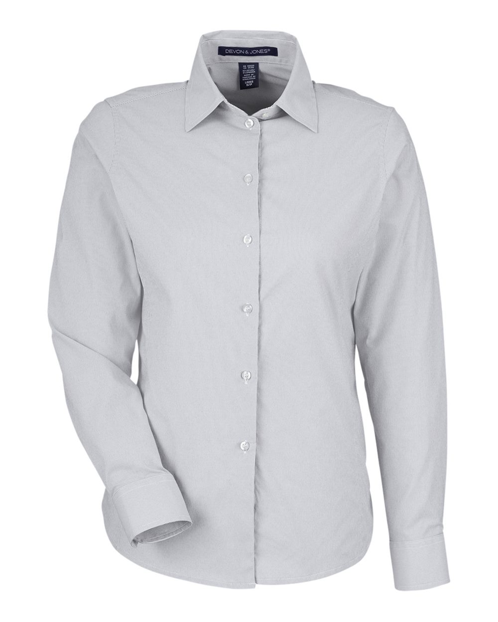 Women's CrownLux Performance® Microstripe Dress Shirt - DG537W